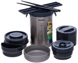 Набір для ланчу ZOJIRUSHI SL-NC09ST Steel 16780360 фото