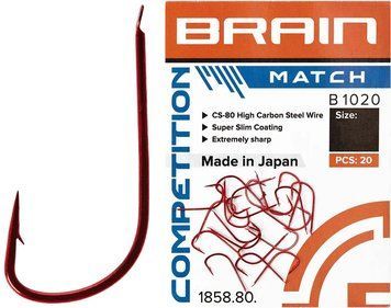 Гачок Brain Match B1020 #16 (20 шт/уп) ц:red 18588024 фото