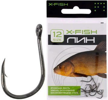 Гачок X-Fish Лин #12 (8 шт/уп) 19170349 фото