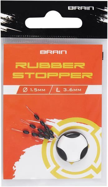 Стопор Brain Rubber Stopper #1 3.6mm &Oslash;1.5mm 18588236 фото