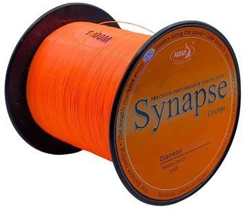 Волосінь Katran Synapse Orange 1000m (orange) 0.331mm 16.55lb/7.50kg 35000079 фото