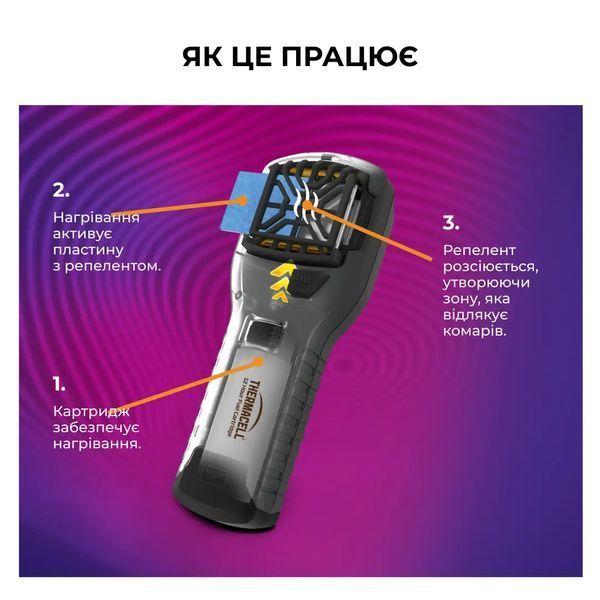 Пристрій від комарів Thermacell Portable Mosquito Repeller MR-300 12000528 фото