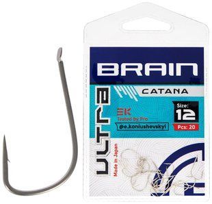 Крючок Brain Ultra Catana #12 (20шт/уп) 18585522 фото