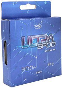 Шнур Katran UltraSpod Braided 8X 300m (light gray) 0.18mm 25lb 35000145 фото