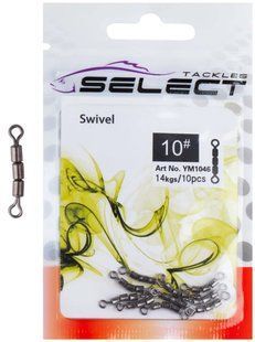 Вертлюжок Select YM1046 тройной size 5 10 шт. 18702493 фото