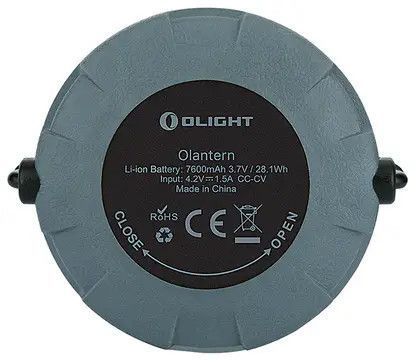 Фонарь кемпинговый Olight Olantern Grey. Две насадки в комплекте 23703286 фото