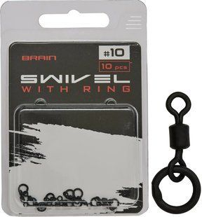 Вертлюжок Brain Swivel With Ring #10 (10 шт/уп) SGCA-8013-10 18582475 фото