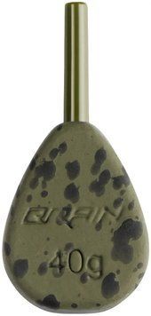 Грузило Brain In-Line Flat Lead 42g 2шт/уп Green 18583203 фото
