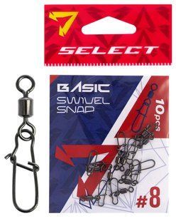 Вертлюжок з застібкою Select Basic Swivel Snap #8 (10 шт/уп) 18707549 фото