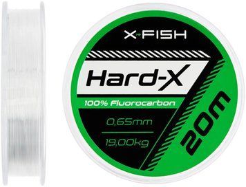 Флюорокарбон X-Fish Hard-X 20m (clear) 0.65mm 19.00kg 19170393 фото