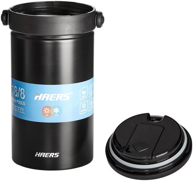Пищевой термоконтейнер Haers HR-2300-17 2.3l Black 6690000 фото