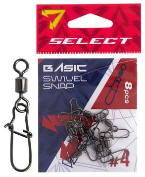 Вертлюжок з застібкою Select Basic Swivel Snap #4 (8 шт/уп) 18707551 фото