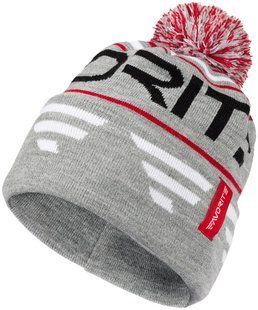 Шапка Favorite Pompon Hat 56 Gray Black Logo 16930886 фото