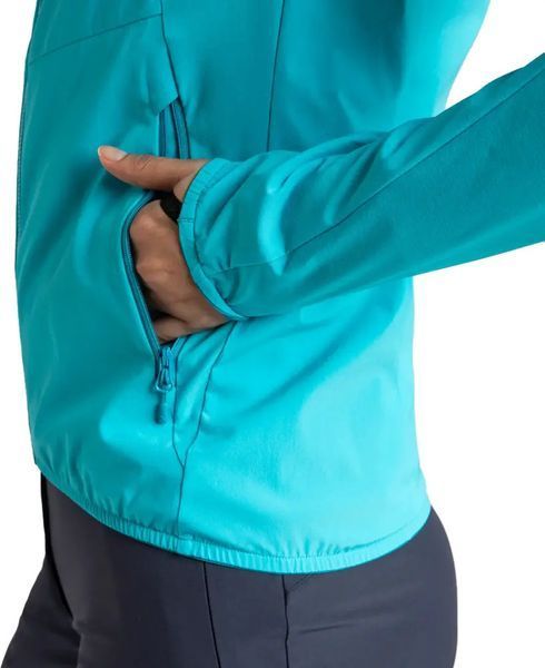 Куртка Montura Rise Hooded Jacket Woman XS Turquoise/Graphite Blue 27008075 фото