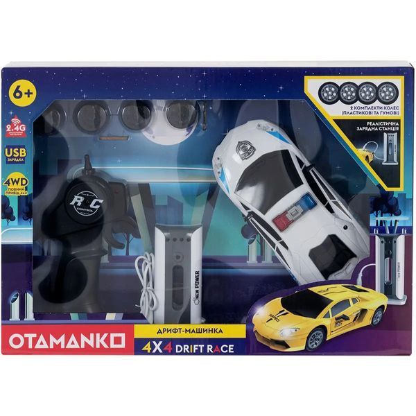 Машинка OTAMANKO Дрифт-машинка 4x4 Drift Race Белый 5320240 фото