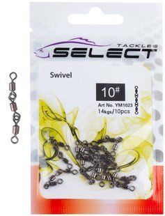Вертлюжок Select YM1023 тройной size 8 10 шт. 18702495 фото