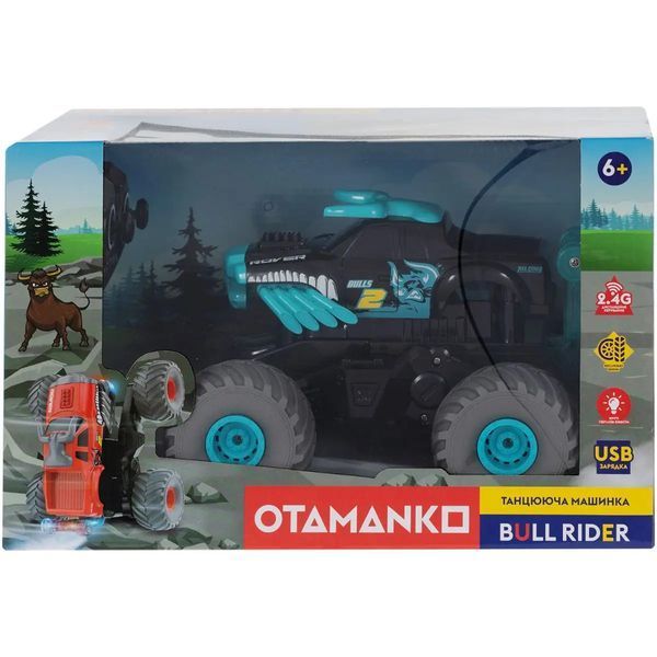 Машинка OTAMANKO Танцующая машинка BULL RIDER Зеленый 5320246 фото