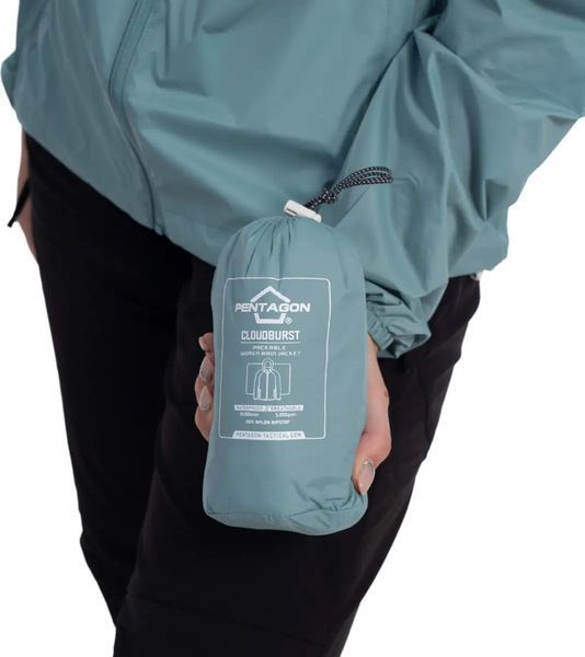 Куртка Pentagon Cloudburst Packable Women&rsquo;s Rain Jacket XS Mint 19390180 фото