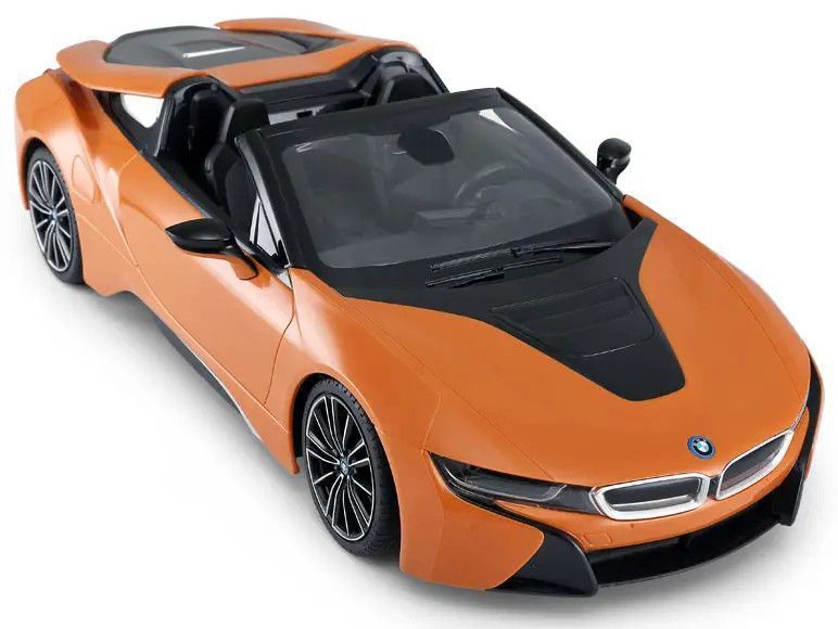 Машинка Rastar BMW i8 Roadster (95560) на радиоуправлении. 1:12. Оранжевый 4540019 фото