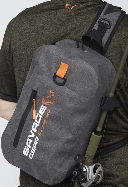 Рюкзак Savage Gear Aw Sling Rucksack 13 Grey 18544233 фото