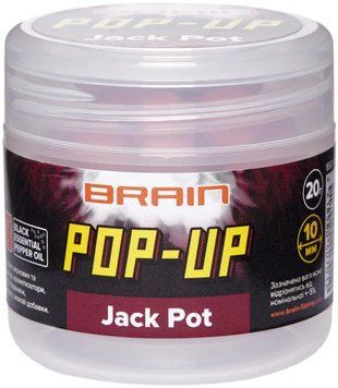 Бойлы Brain Pop-Up F1 Jack Pot (копченая колбаса) 12mm 15g 18580408 фото