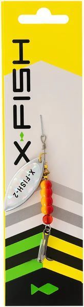 Блешня X-Fish Trophy №2 9g Silver rainbow 19170606 фото