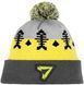 Шапка Select Skeleton 58 Gray/yellow 18708700 фото 3