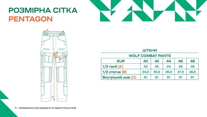 Штани Pentagon Wolf Combat Pants 42 32" Coyote 19390269 фото