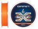 Шнур Brain Scout 4X 150m (fluoro Orange) 0.128mm 7.2kg 18585535 фото