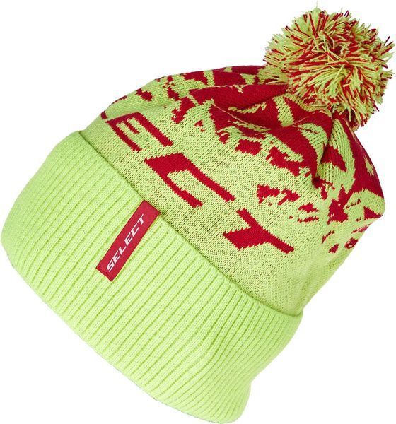 Шапка Select Pompon Hat 58 Yellow Red 18707923 фото