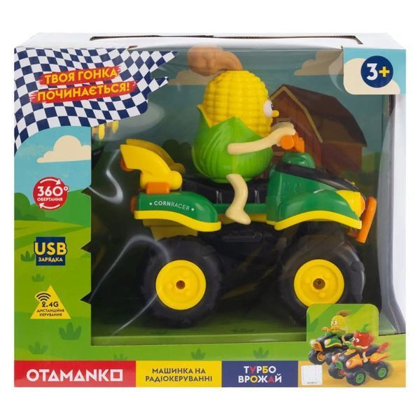 Машинка OTAMANKO Зажигательная Кукуруза Зеленый/желтый 5320278 фото
