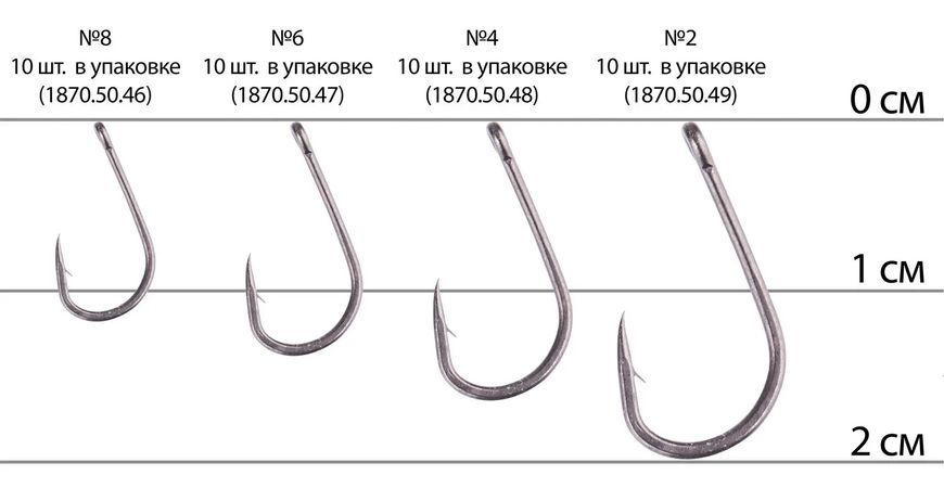 Гачок Select Carp Wide Gape #2 (10 шт/уп) 18705049 фото