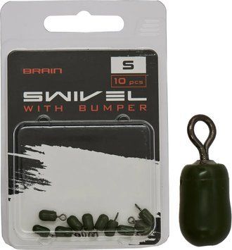 Вертлюжок Brain Swivel With Bumper S (10 шт/уп) SGXA-9292S 18582493 фото
