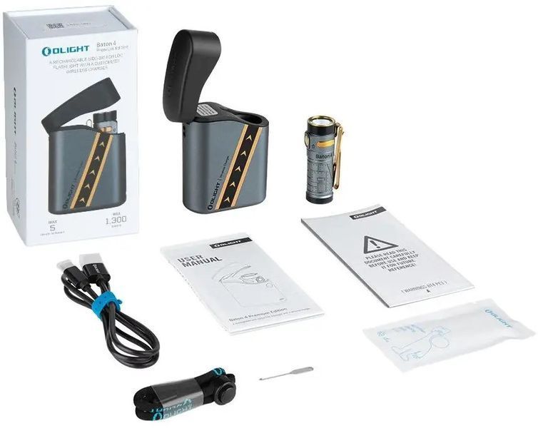 Фонарь Olight Baton 4 Premium Edition Fighter Pilot 23704597 фото