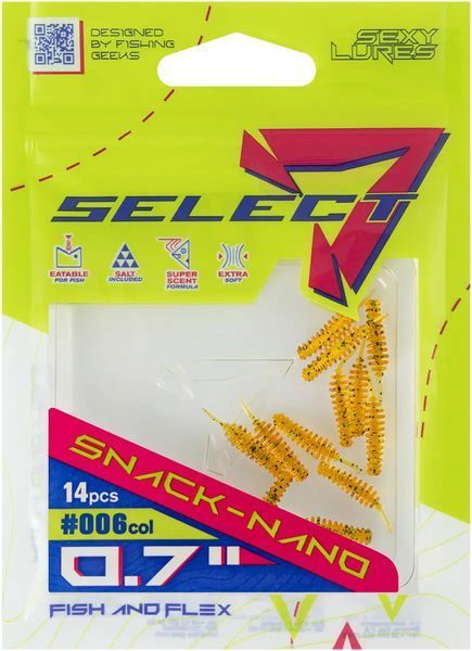 Силікон Select Snack Nano 0.7" #006 (14 шт/уп) 18708610 фото