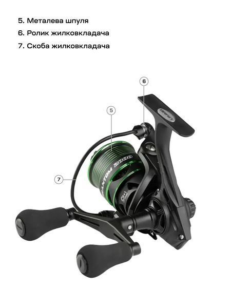 Котушка Brain Phantom Match/Bolo Double Handle 2000 9+1BB 18584681 фото