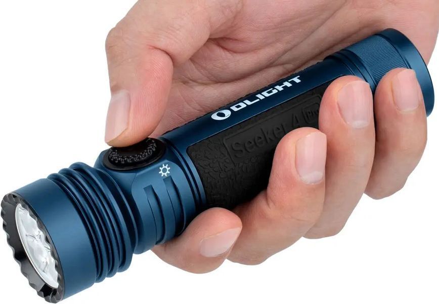 Фонарь Olight Seeker 4 Pro Cool White Midnight Blue 23704227 фото