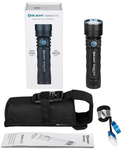 Ліхтар Olight Seeker&nbsp;3&nbsp;Pro Black 23703529 фото