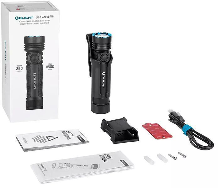 Фонарь Olight Seeker 4 Pro Neutral White Black 23704228 фото